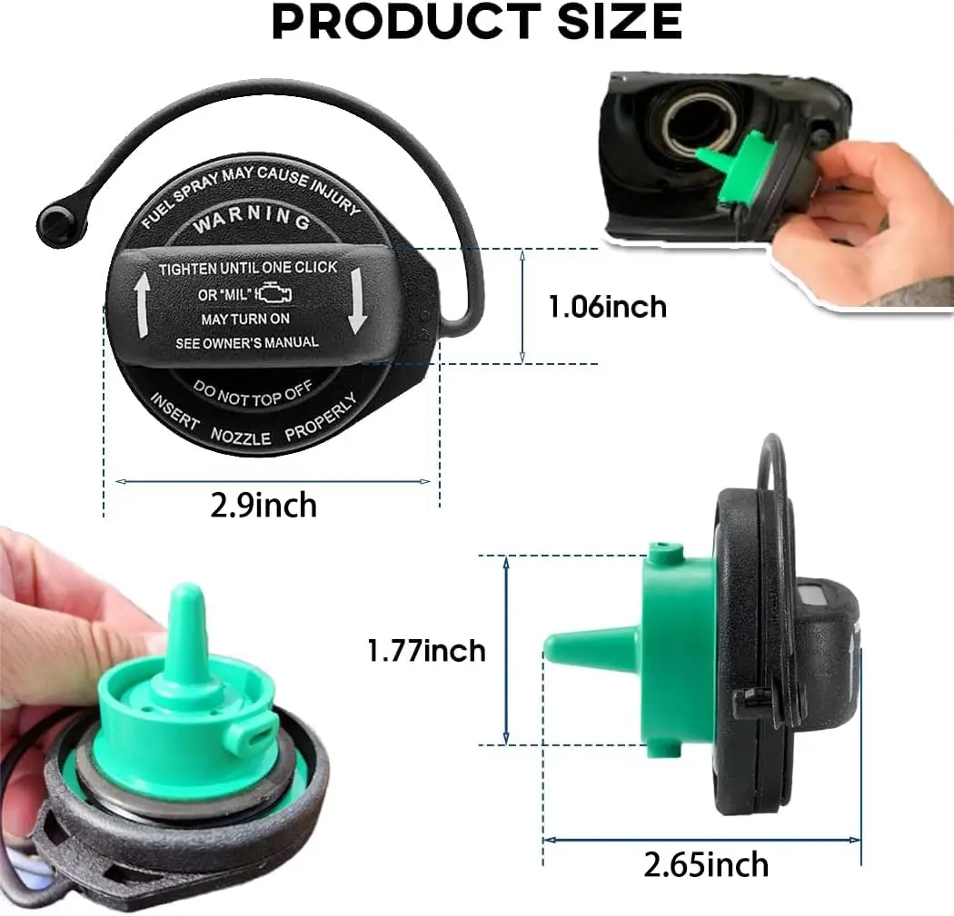 Xingehor Fuel Cap for Audi VW 2004-2020 | OE-Style, Waterproof & Resistant (70-120 chars) - view 3