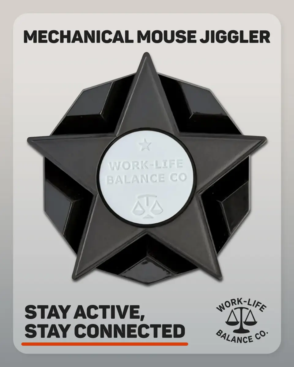 Work-Life Balance Corporation Mechanical Mouse Jiggler | No USB, Cordless, Silent Undetectable Mouse Mover - view 2
