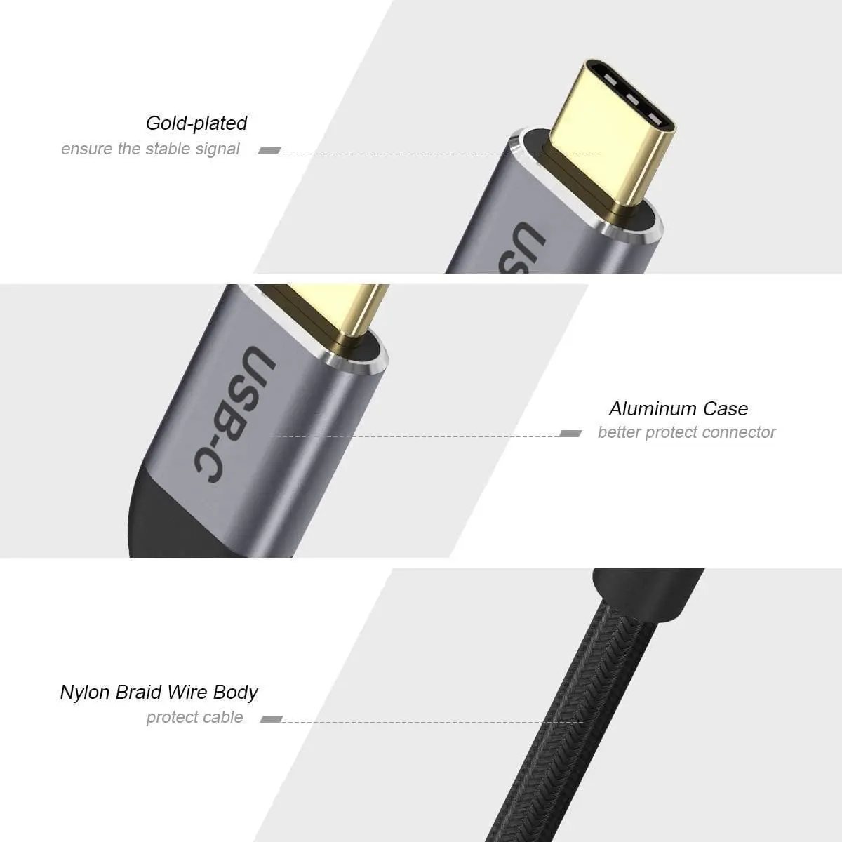 QGeeM USB C to HDMI Adapter 4K Cable, USB Type-C to HDMI Adapter [Thunderbolt 3/4 Compatible] for Laptop MacBook Pro/Air, iPhone15 16 Pro/max,GalaxyS8-S23,XPS,Pixelbook,Thinkpad,Surface,Ipad Pro etc. - view 4