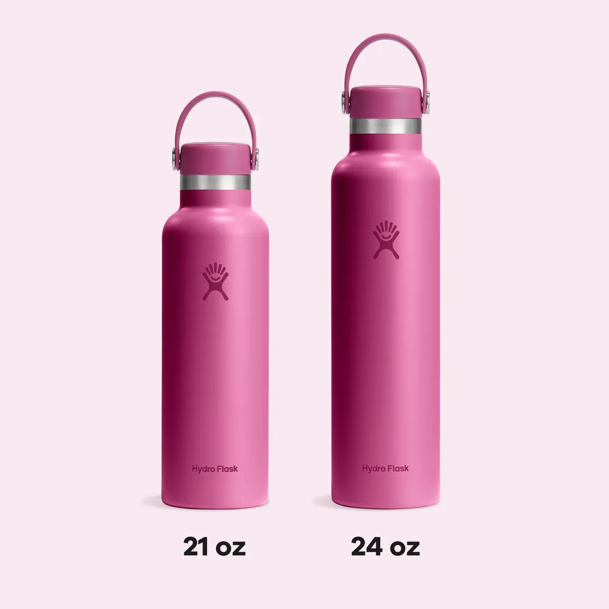 Hydro Flask Water Bottle - Insulated Stainless Steel - Non Spill, Leakproof in 24 Oz Reef Pink - view 9