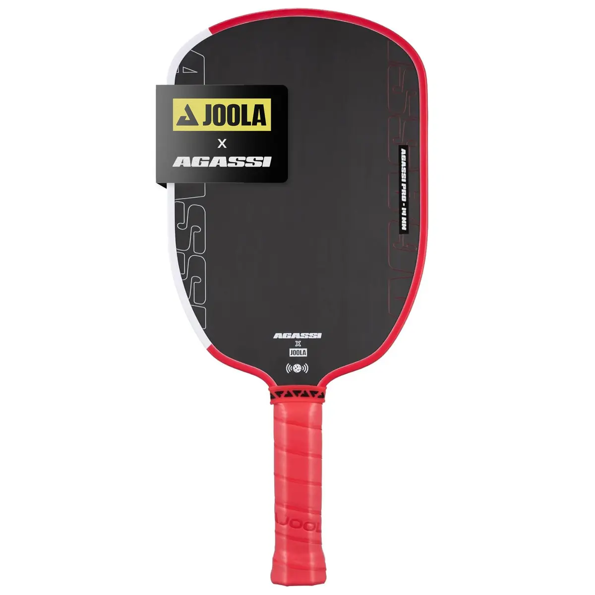 JOOLA Agassi PRO IV 14mm Pickleball Paddle | Extended Sweet Spot, Carbon Fiber Surface, USAP Approved - main product image
