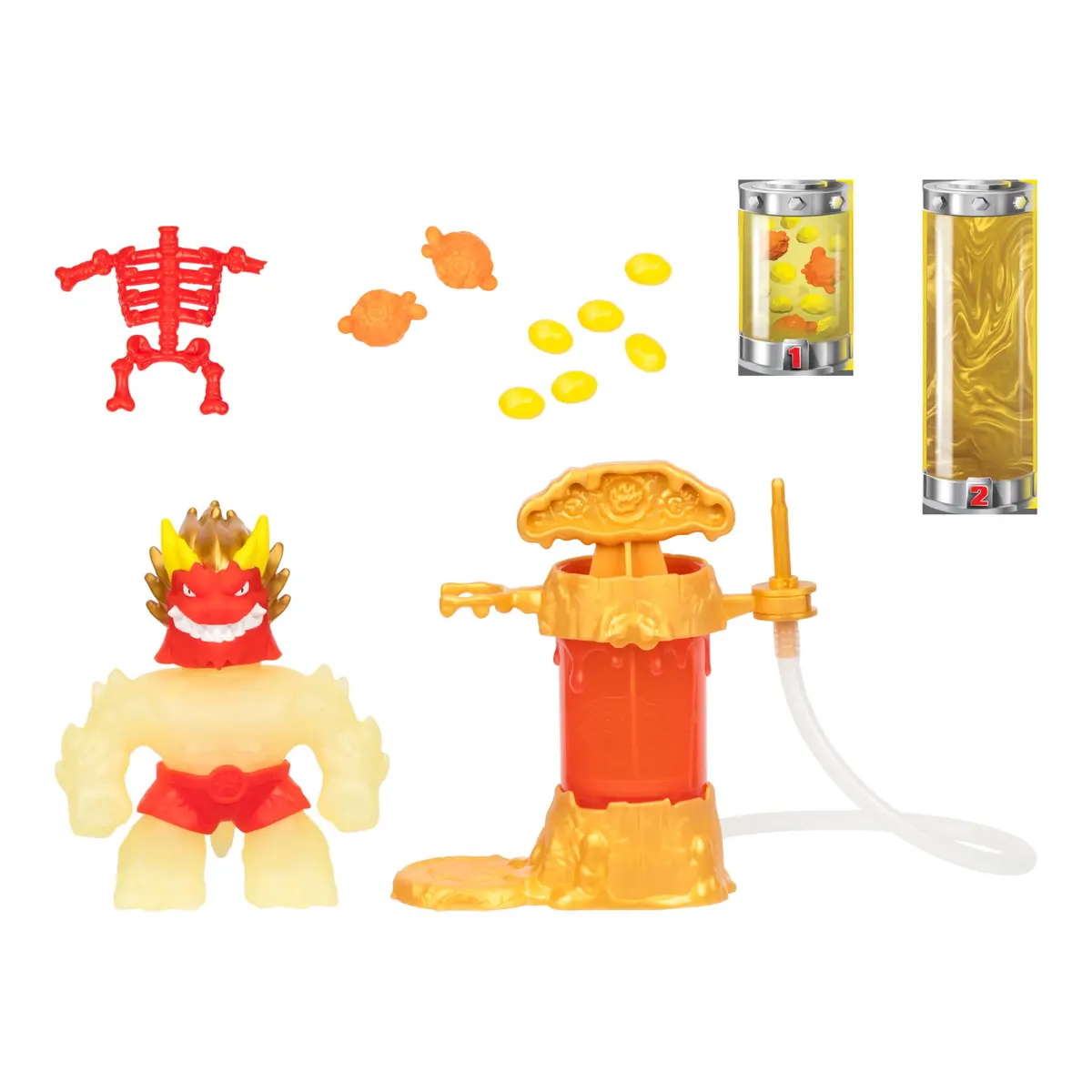 Heroes of Goo Jit Zu Blazagon Hero Creator Glow-in-The-Dark | Create & Stretch Fun (110c) - view 7