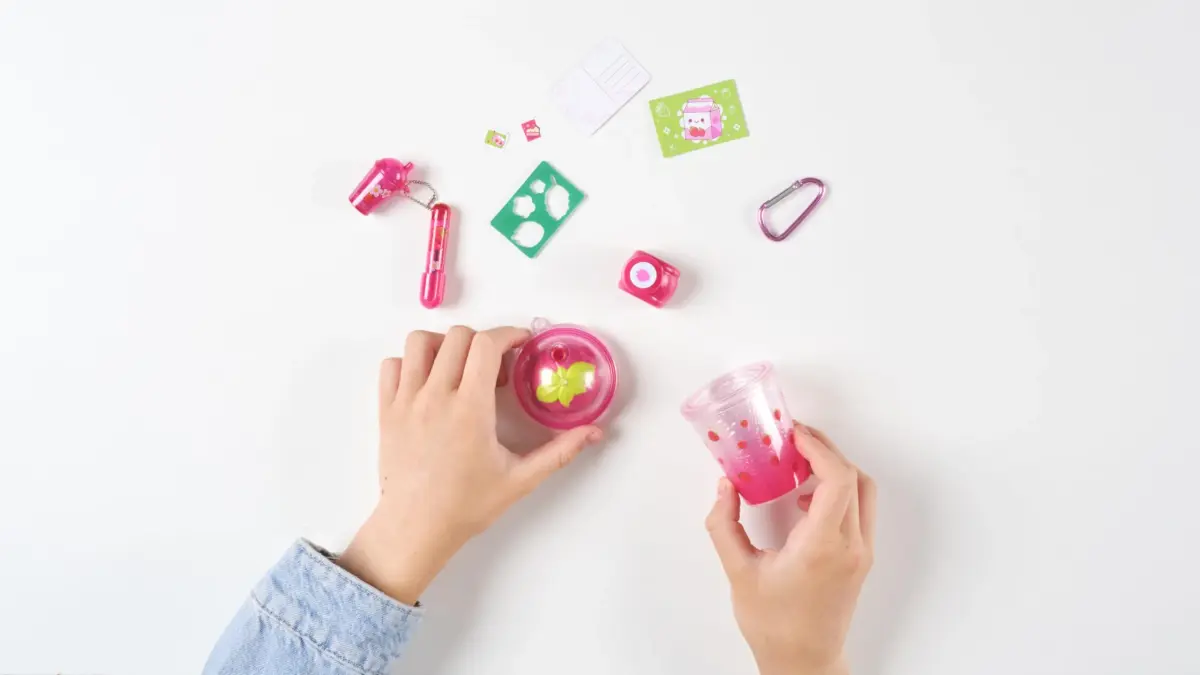 REAL LITTLES Liquid Charms Micro Backpack with Stationery Surprises | 1 Micro Backpack, Multicolor — 4 Cups - view 4