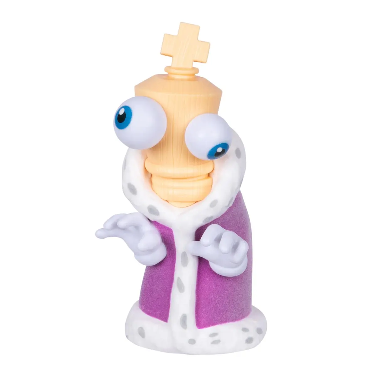 The Amazing Digital Circus Kinger Vinyl Figure 4" | Collectible with Furry Robe & Collector Card - view 4