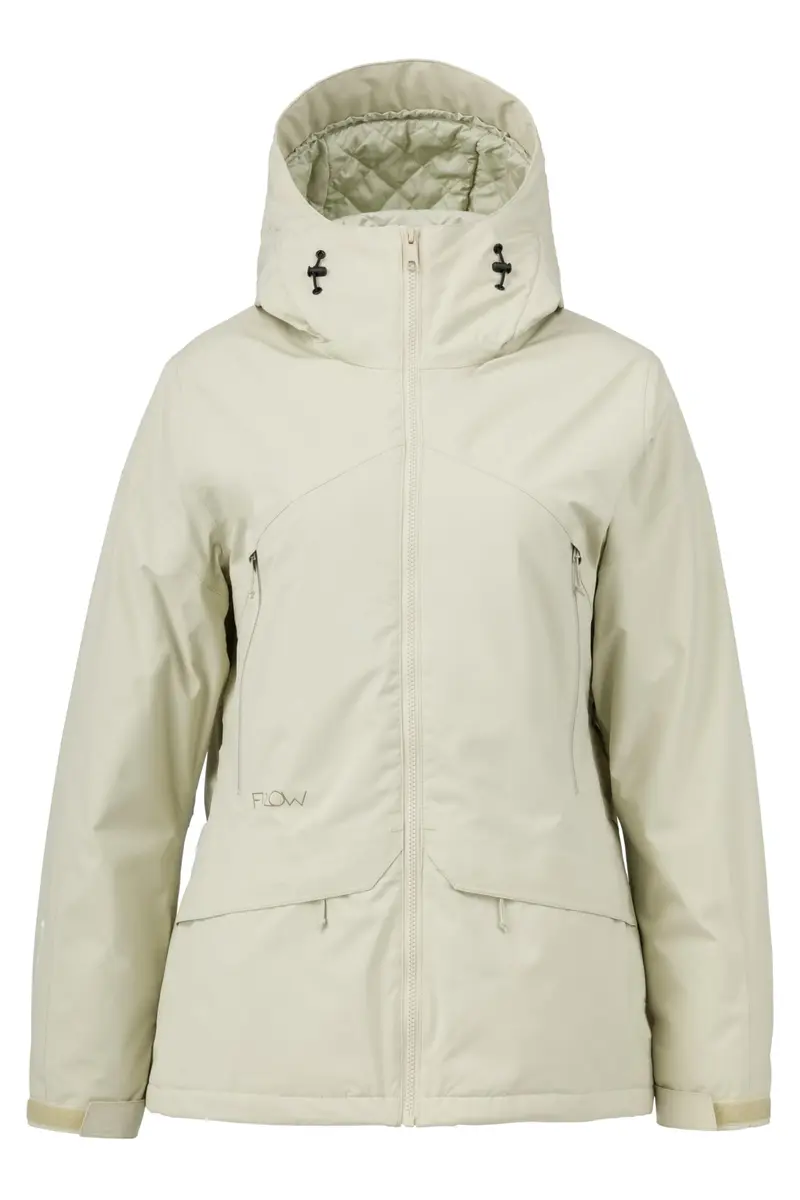 Flylow Women's Sarah Insulated Waterproof Ski Jacket - Mist - Large | All-Season Waterproof Ski Coat with Recycled Insulation - main product image