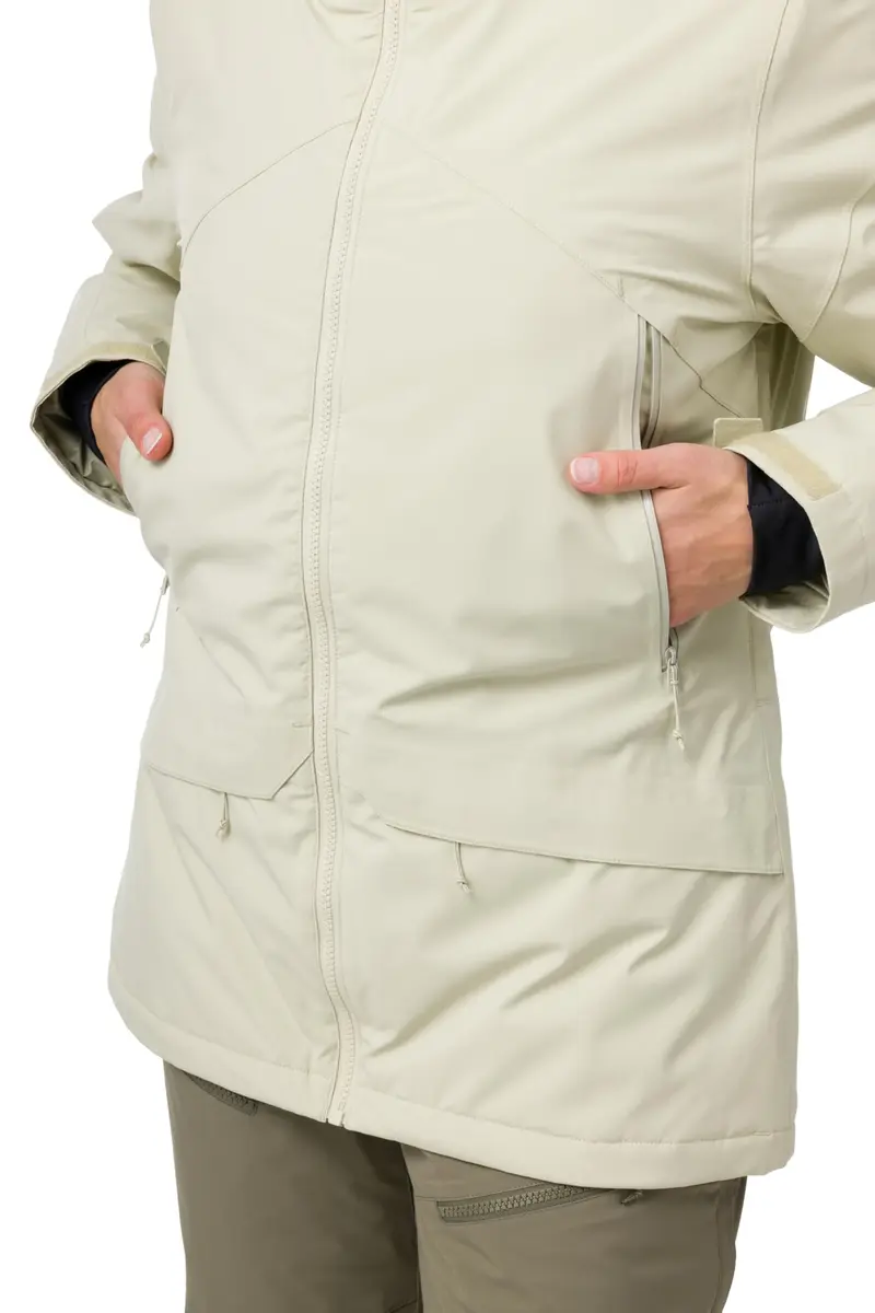 Flylow Women's Sarah Insulated Waterproof Ski Jacket - Mist - Large | All-Season Waterproof Ski Coat with Recycled Insulation - view 5