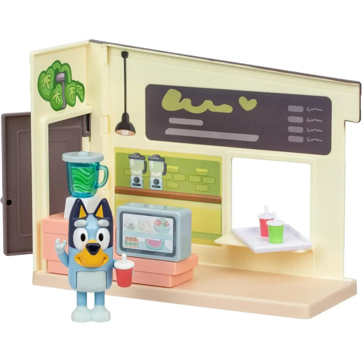 Bluey Juice Bar Toy Playset with Articulated Bluey Figure | Educational Pretend Play for Kids 3-5 - main product image