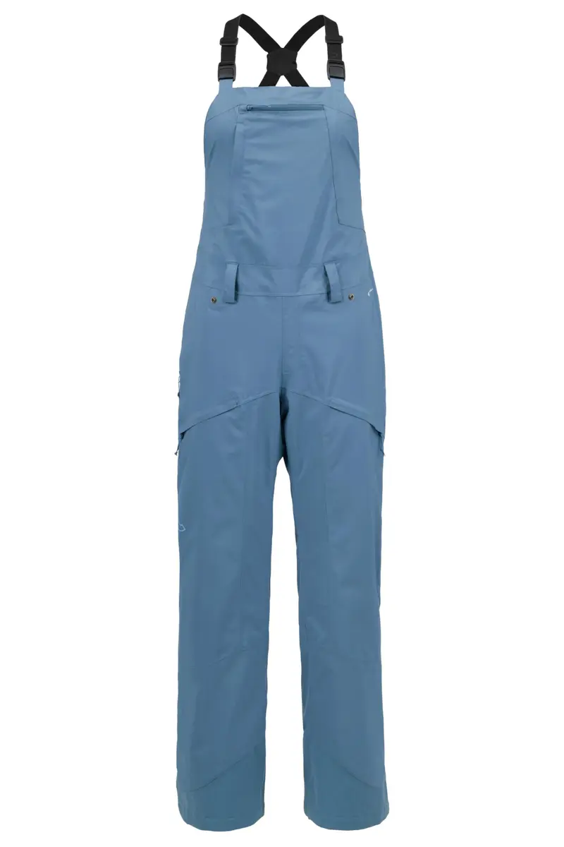 Flylow Foxy Insulated Waterproof Ski Bib Pants | 40g Recycled Greenloft | Ocean - 2 - main product image