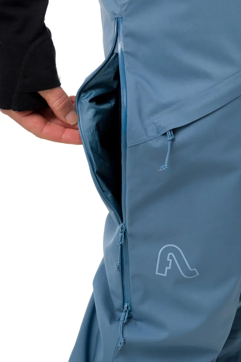 Flylow Foxy Insulated Waterproof Ski Bib Pants | 40g Recycled Greenloft | Ocean - 2 - view 6