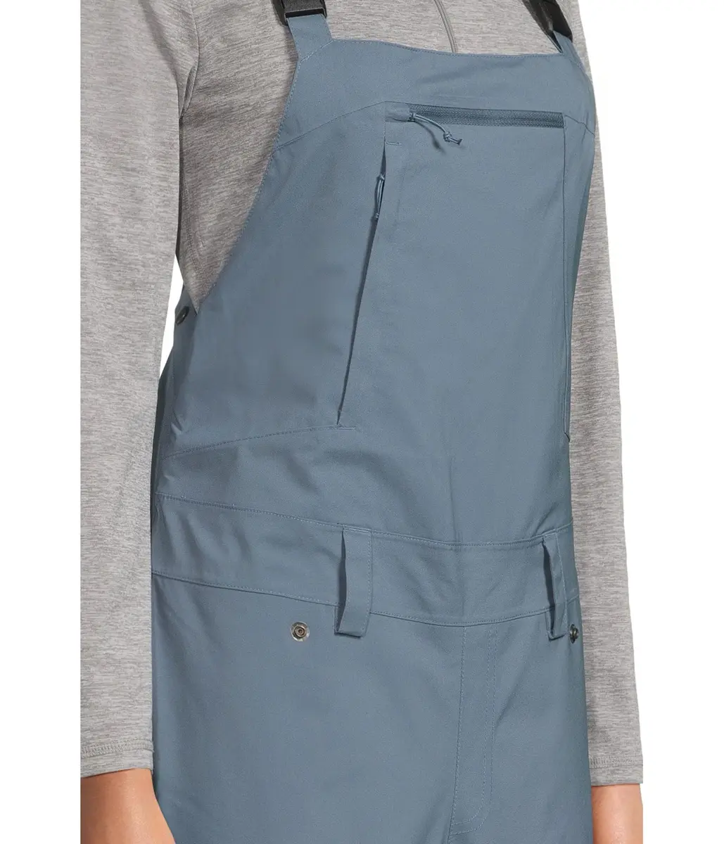 Flylow Foxy Insulated Waterproof Ski Bib Pants | 40g Recycled Greenloft | Ocean - 2 - view 3