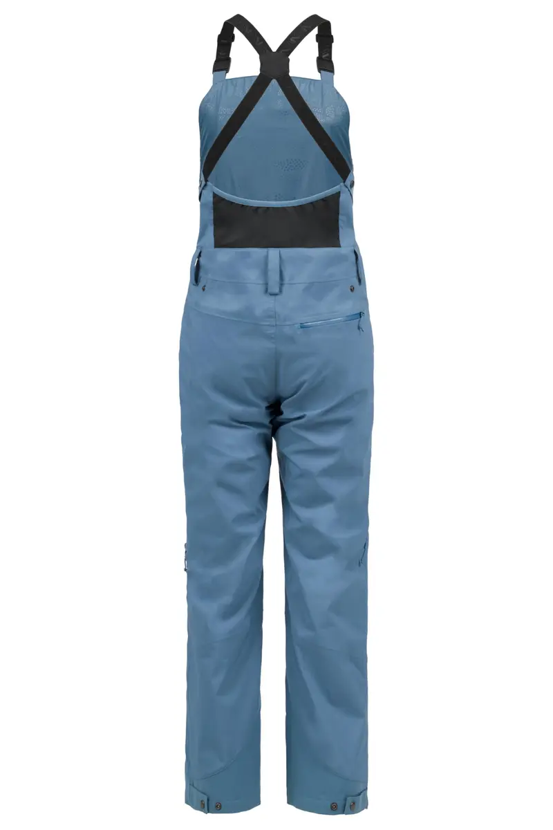 Flylow Foxy Insulated Waterproof Ski Bib Pants | 40g Recycled Greenloft | Ocean - 2 - view 4