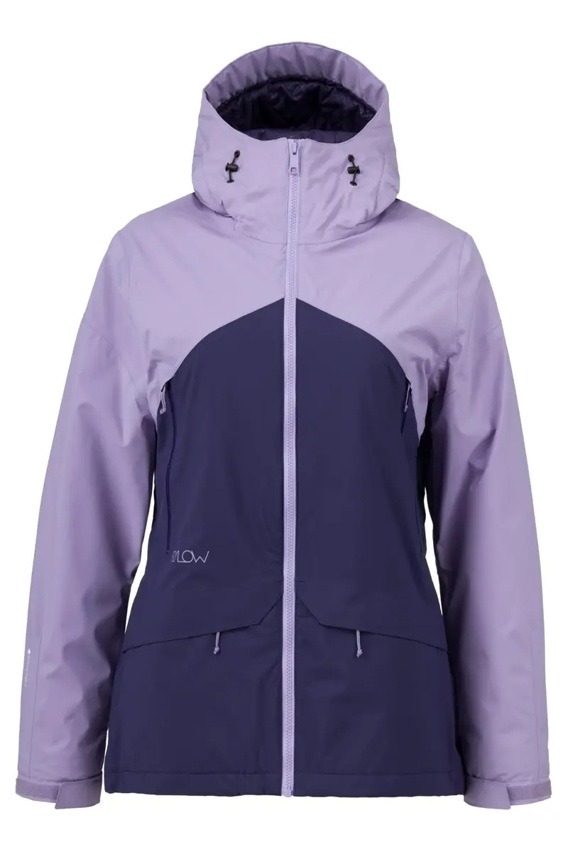 Flylow Women's Sarah Insulated Waterproof Ski Jacket - Aurora/Currant - M | All-Mountain Waterproof & Insulated - main product image