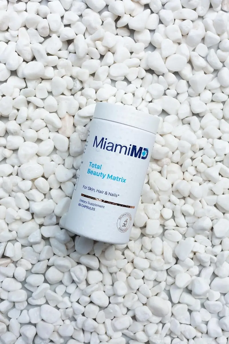 MiamiMD Total Beauty Matrix Collagen Capsules 60 Count | Vitamin C for Hair, Skin & Nails - view 3