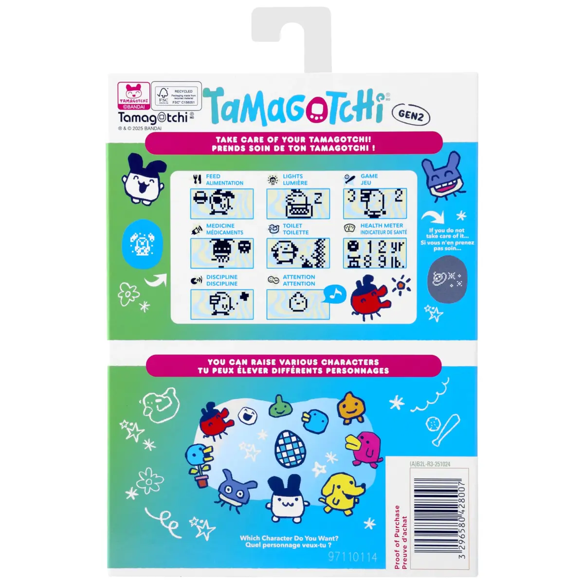 Tamagotchi Original Pink Treasure Jewel Electronic Pet | Nostalgic Fun for Kids 8+ - view 7