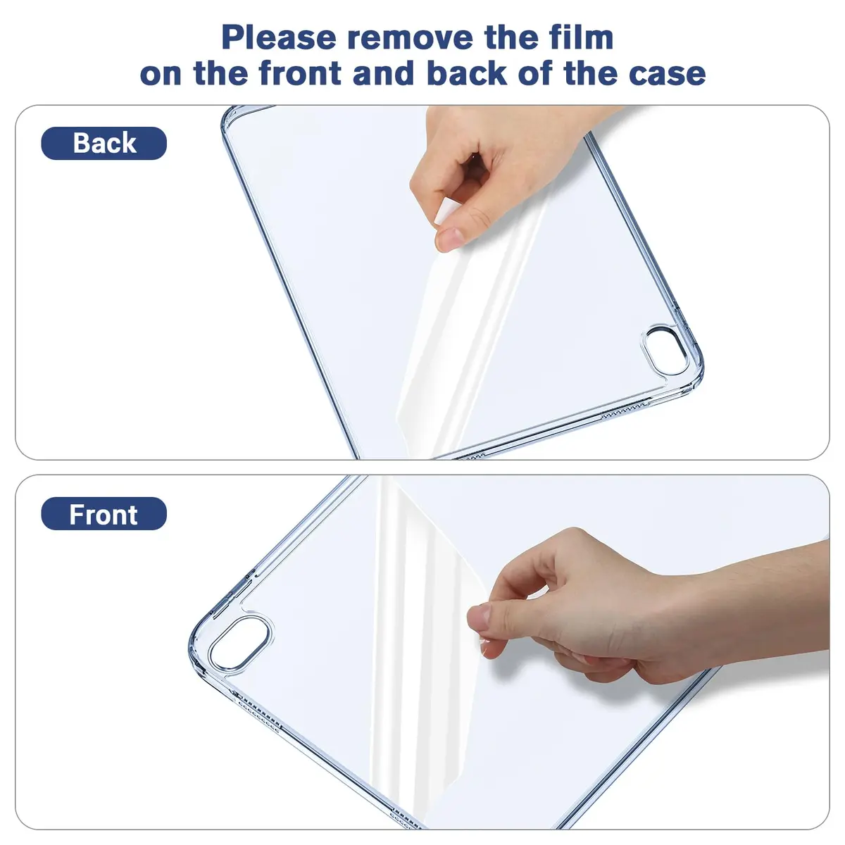 ProCase Clear Back Case for iPad 11th Gen (A16) 2025 11 Inch / iPad 10th Gen 10.9 Inch 2022 | Slim Lightweight TPU Protective Cover - view 6