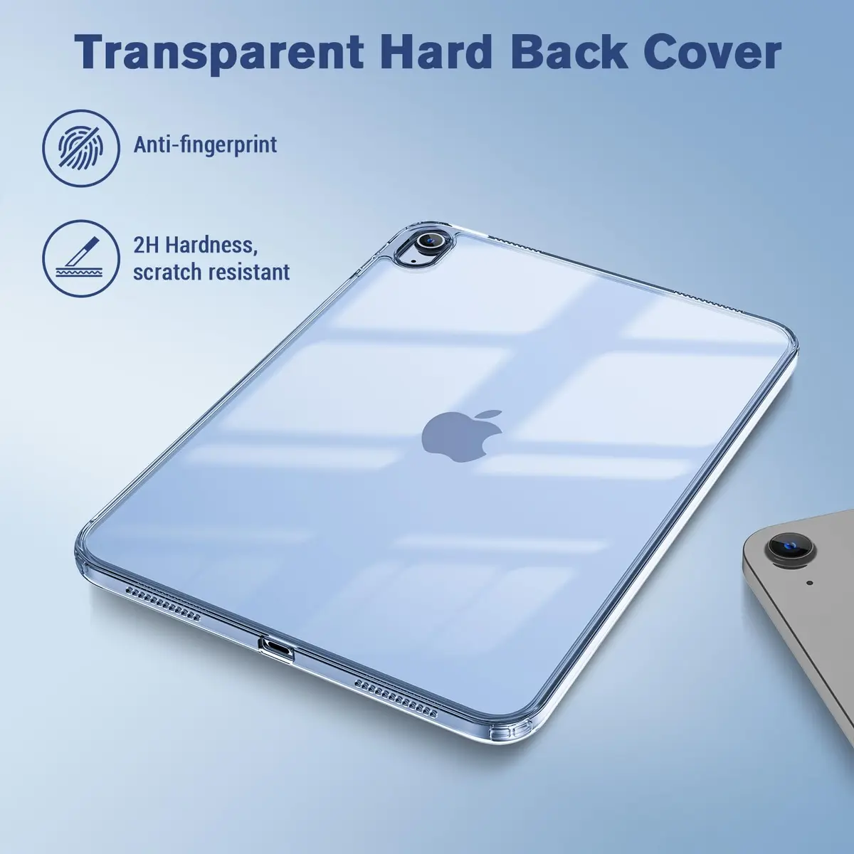ProCase Clear Back Case for iPad 11th Gen (A16) 2025 11 Inch / iPad 10th Gen 10.9 Inch 2022 | Slim Lightweight TPU Protective Cover - view 4