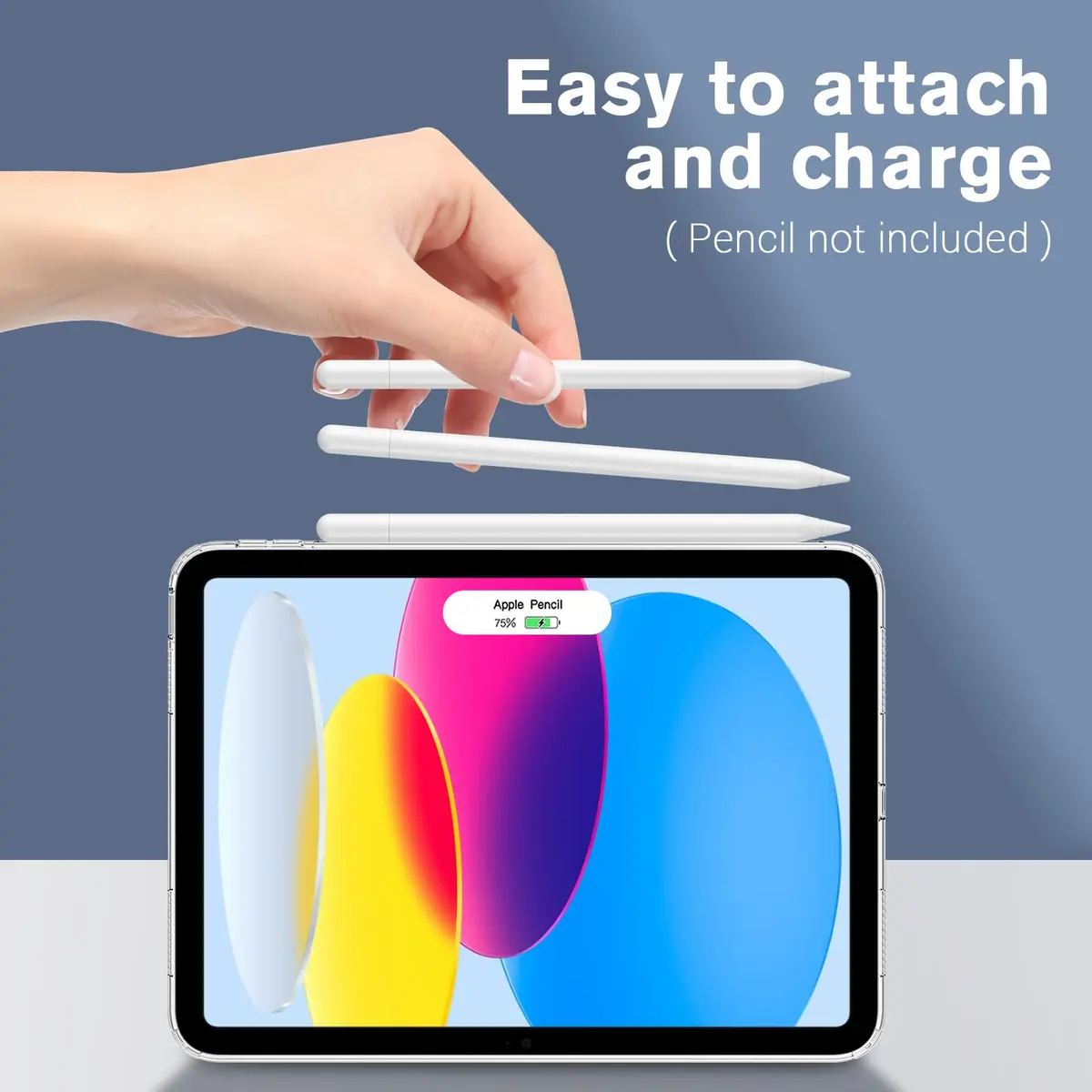 ProCase Clear Back Case for iPad 10th Gen 10.9 Inch 2022 (A2696) | Slim Fit Transparent Cover - view 5