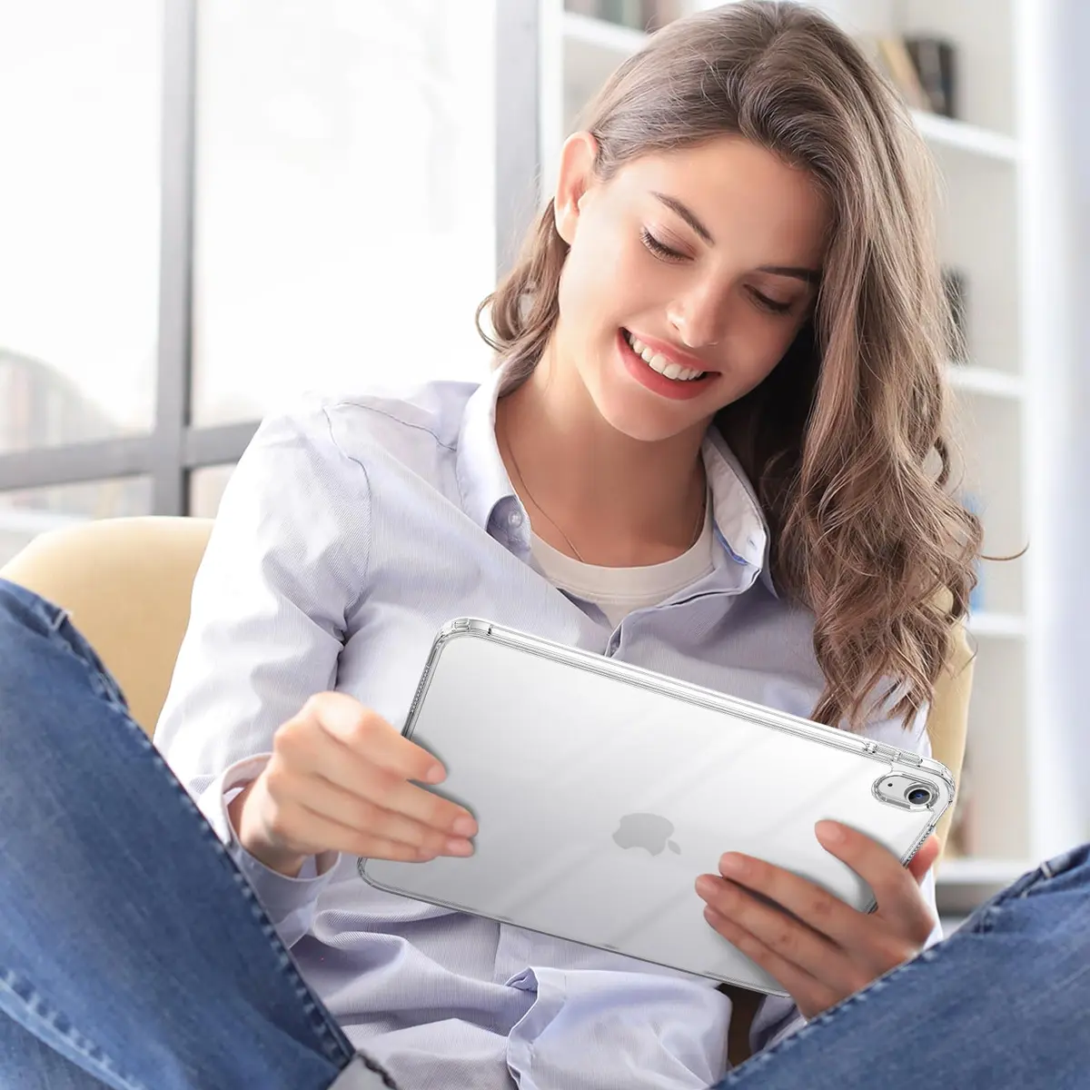 ProCase Clear Back Case for iPad 10th Gen 10.9 Inch 2022 (A2696) | Slim Fit Transparent Cover - view 8