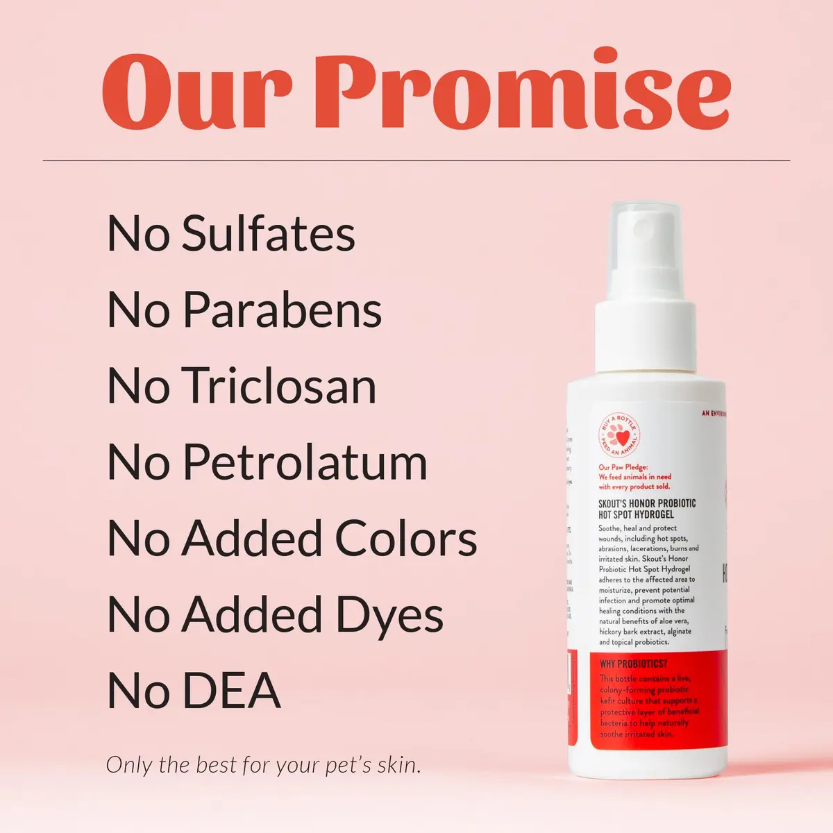 SKOUT'S HONOR Probiotic Hot Spot Hydrogel for Dogs 4 oz | Soothes & Heals Skin - view 7