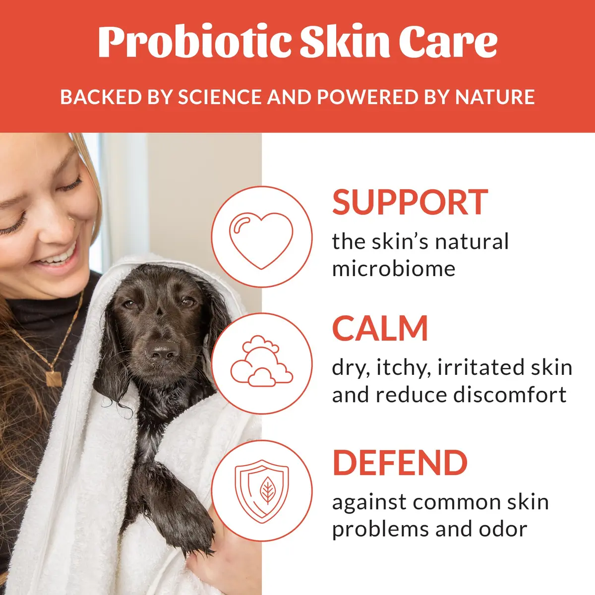 SKOUT'S HONOR Probiotic Itch Relief Shampoo for Dogs, 16 oz, 2-Pack | Supports Healthy Skin Microbiome & Fast Relief - view 4