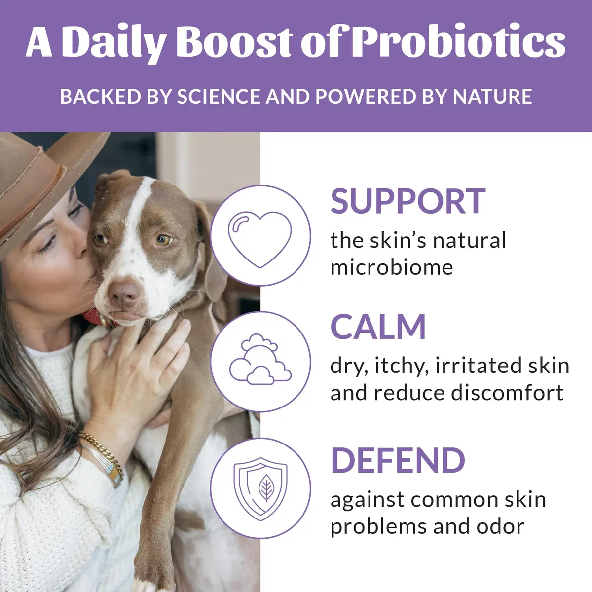 SKOUT'S HONOR Probiotic Dog Detangler Spray - Lavender | Hydrates & Nourishes, Supports Healthy Skin, 8 oz, 2-Pack - view 5