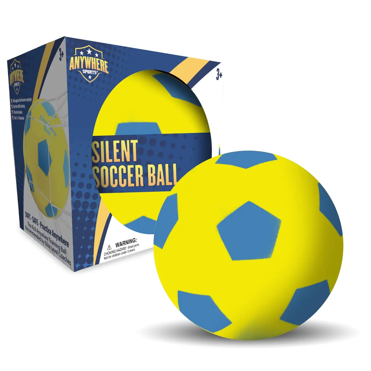 Anywhere Sports Silent Soccer Ball 8-inch | Indoor Foam Practice for All Ages - view 7