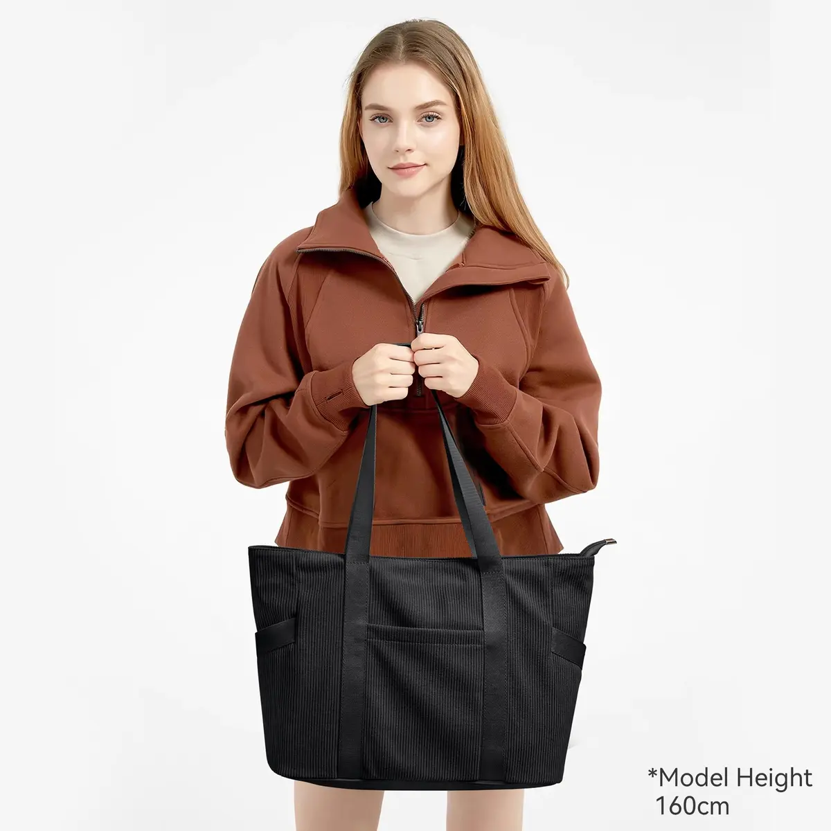 DIXEIGHT Tote Bag for Women, Large Capacity, Water-Resistant, Zipper Closure, Multi-Occasion Use - view 3