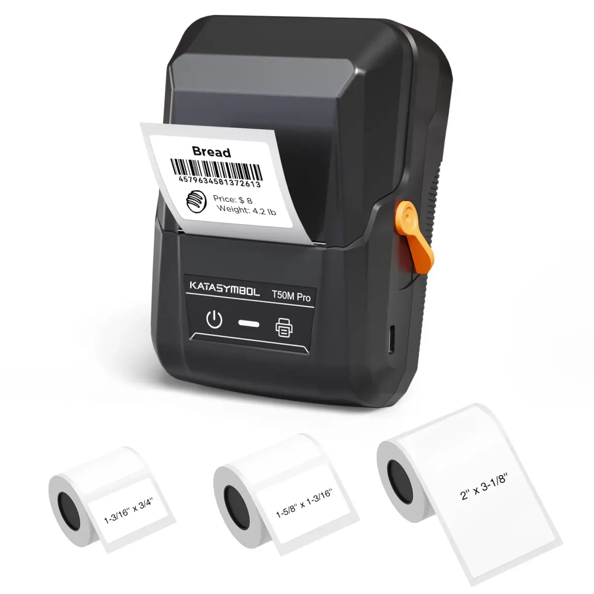 SUPVAN T50M Pro Bluetooth Label Maker Machine with 3 Tapes, Set 2 | Portable Thermal Printer with App Control - main product image