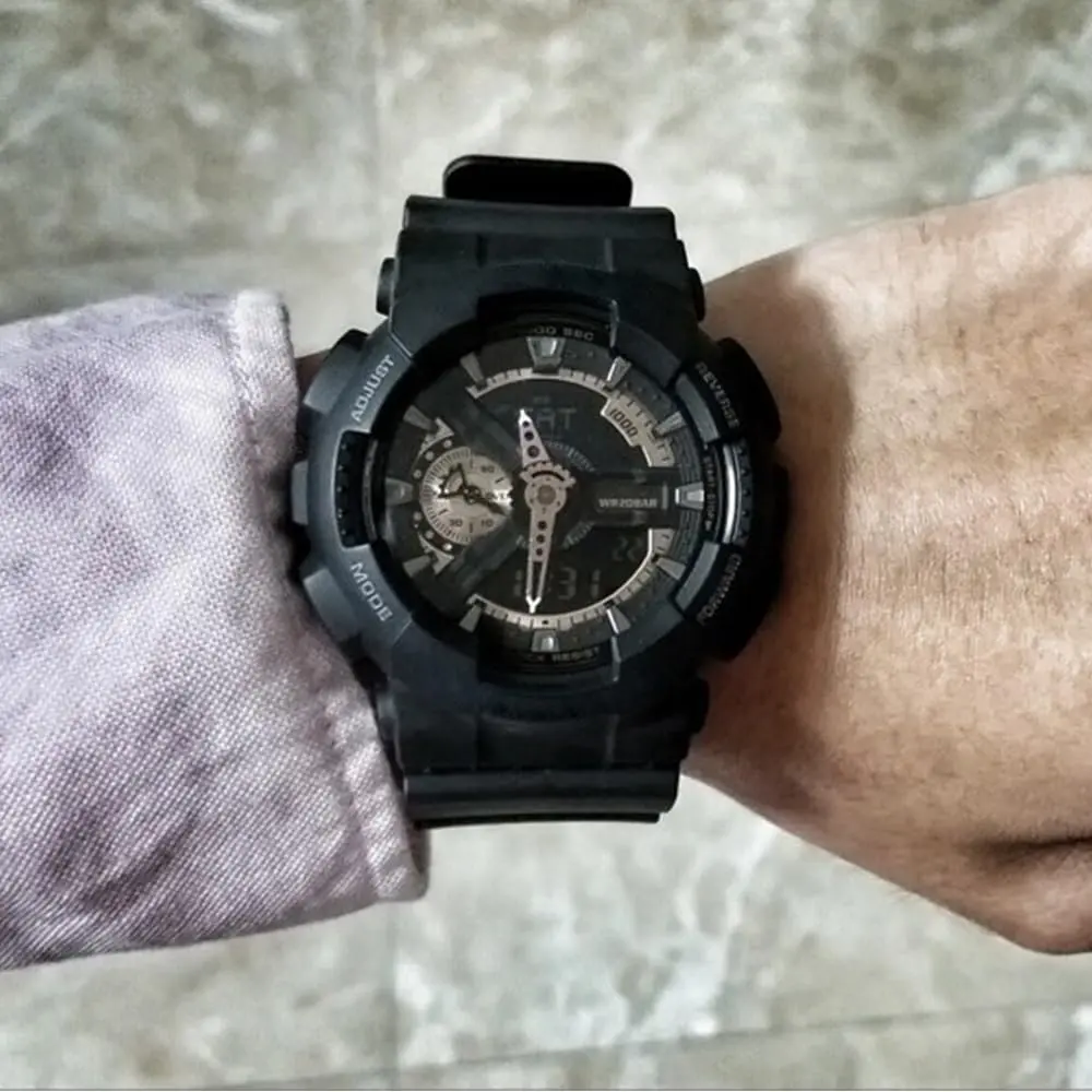 XBHSW Resin Watch Strap Compatible with Casio G-Shock GA100 GA110 GA120 GD100 GD120 (Camouflage Red, 22mm) - view 5