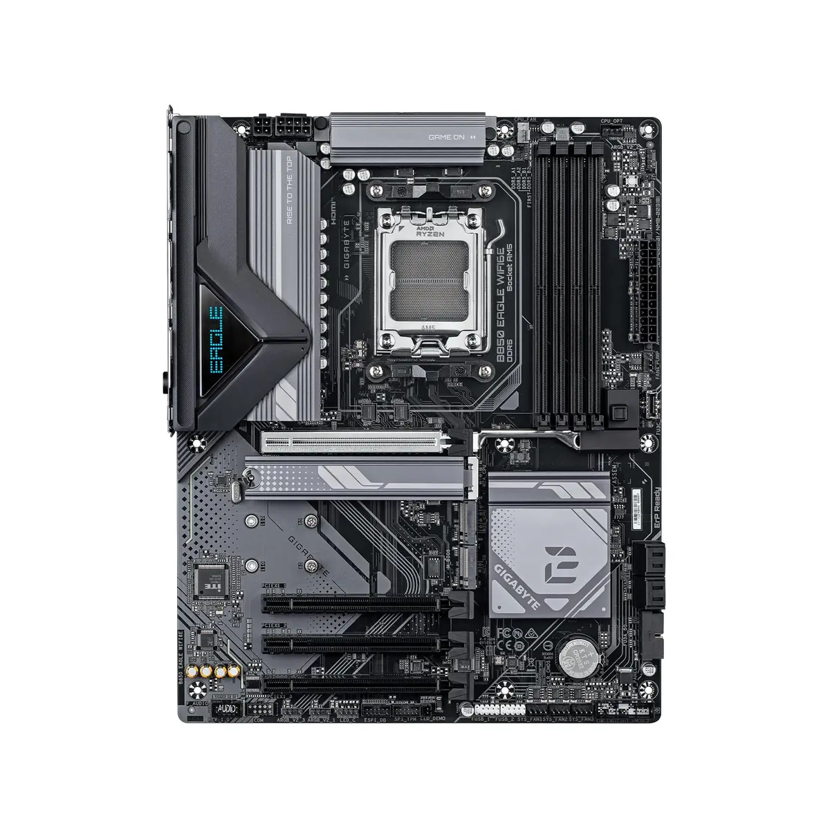 GIGABYTE B850 Eagle WIFI6E AMD AM5 ATX Motherboard Support Ryzen 9000/8000/7000 DDR5 8+2+2 Power Phase 3X M.2 PCIe 5.0 USB-C WIFI6E GbE LAN EZ-Latch 5-Year Warranty - view 3