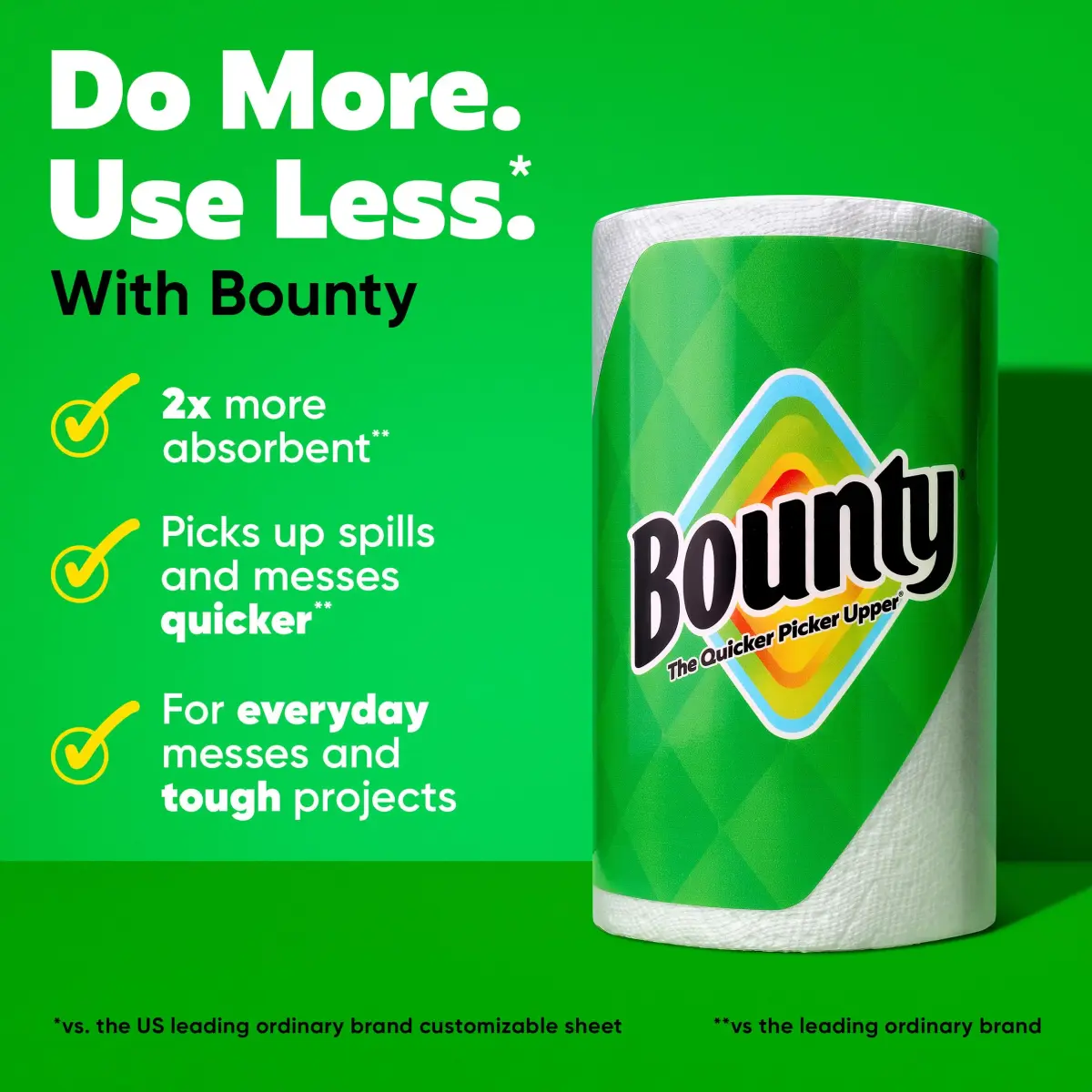 Bounty Select-A-Size Paper Towels, White, 4 Triple Rolls (Equals 12 Regular Rolls) - view 2