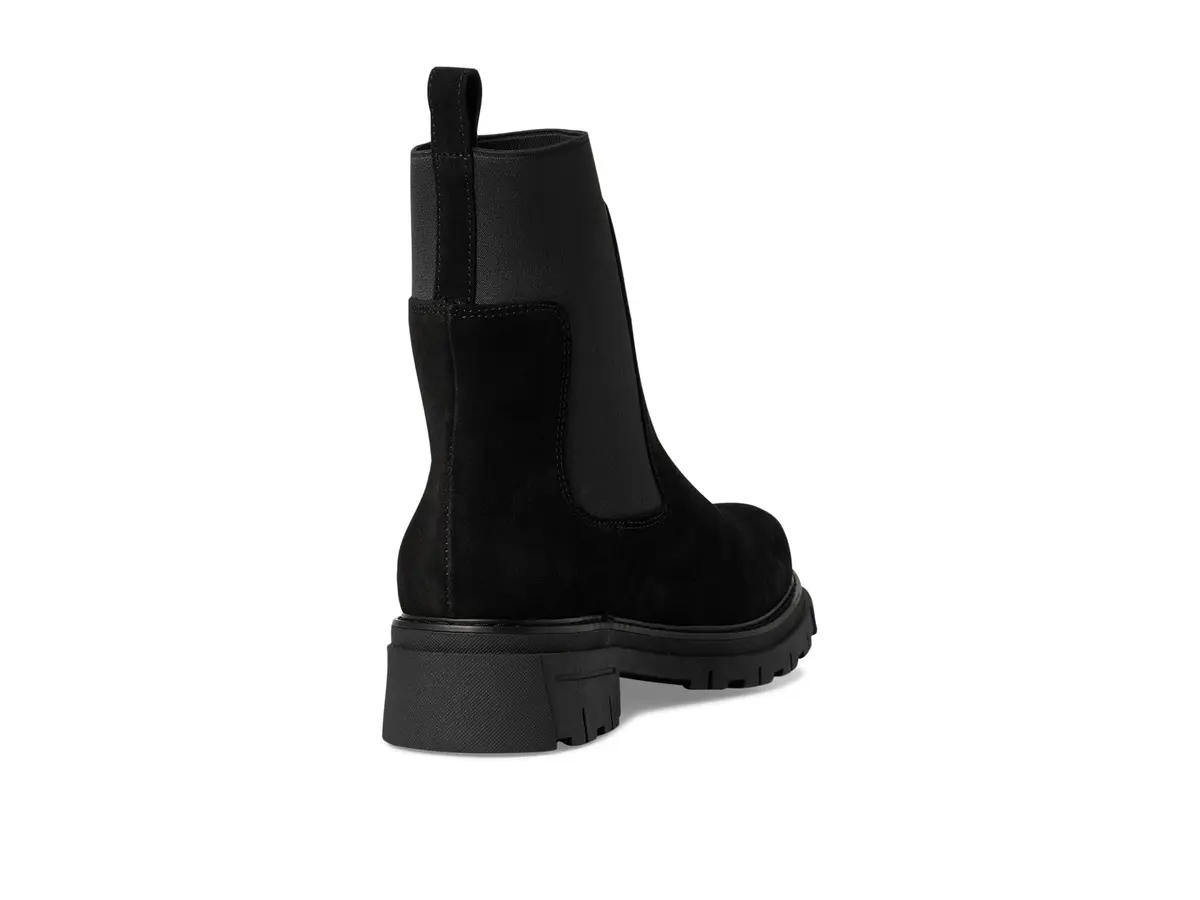 C LA CANADIENNE Darren Black Women's Chelsea Boot 6.5 US | Waterproof Italian Suede, Microfiber Lining, Block Heel - view 7