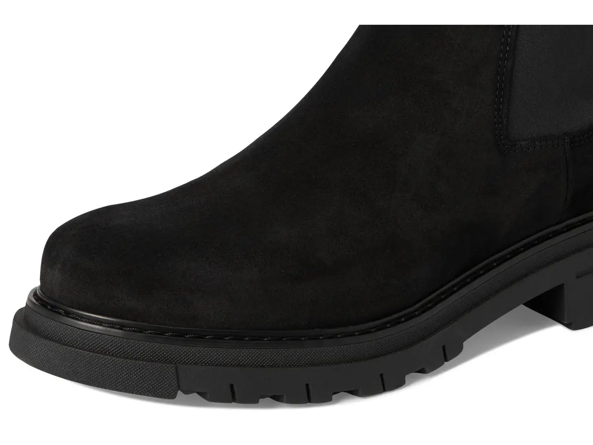 C LA CANADIENNE Darren Black Women's Chelsea Boot 6.5 US | Waterproof Italian Suede, Microfiber Lining, Block Heel - view 8