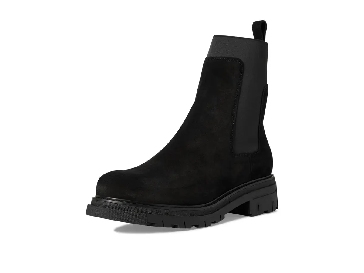 C LA CANADIENNE Darren Black Women's Chelsea Boot 6.5 US | Waterproof Italian Suede, Microfiber Lining, Block Heel - view 9