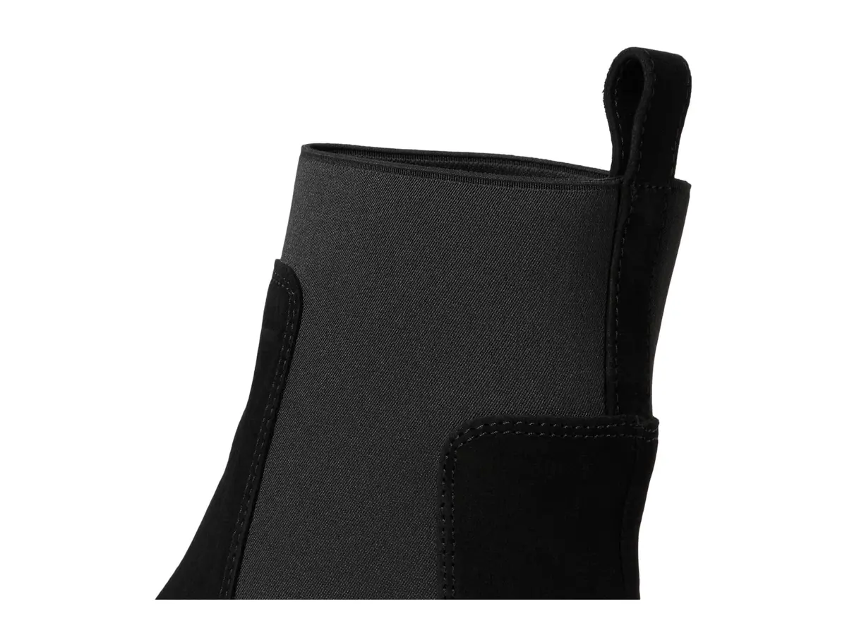 C LA CANADIENNE Darren Black Women's Chelsea Boot 6.5 US | Waterproof Italian Suede, Microfiber Lining, Block Heel - view 2