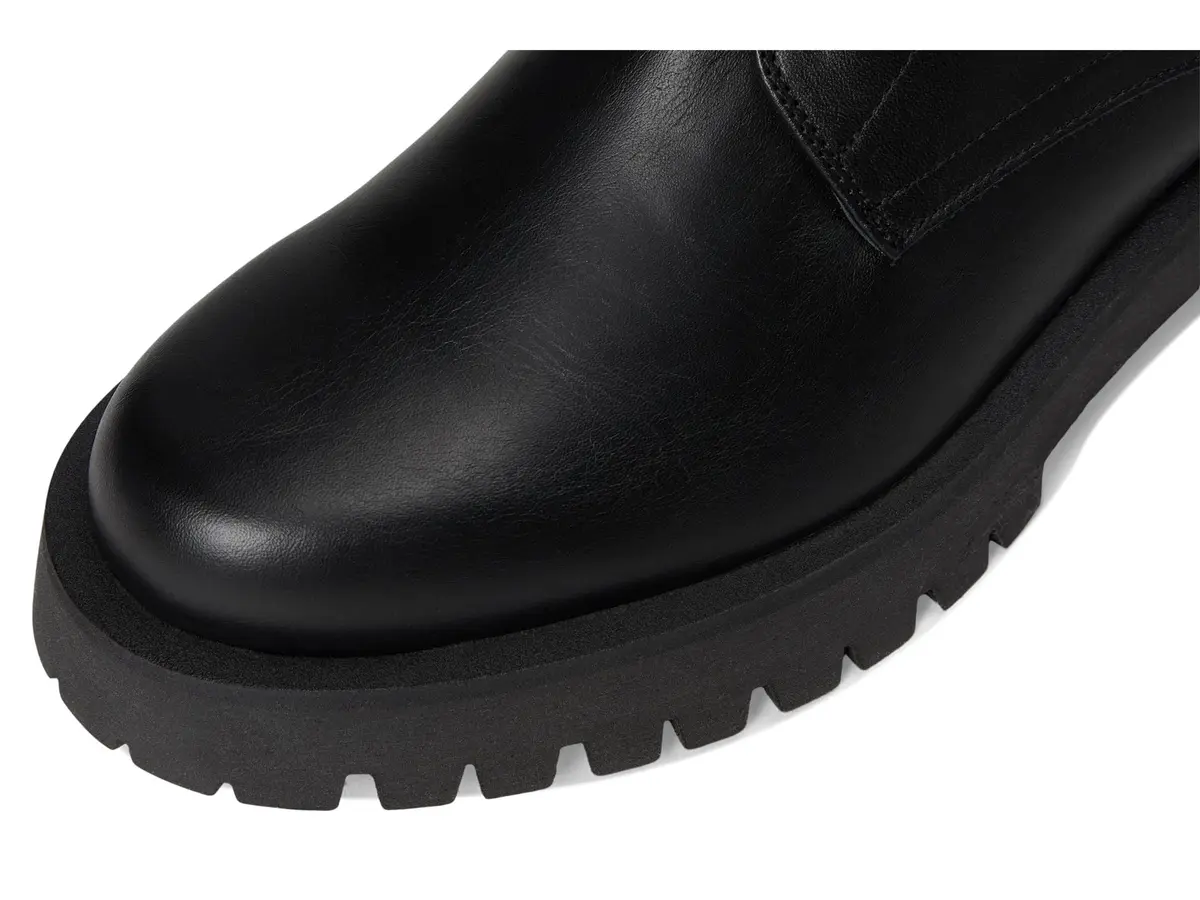 C LA CANADIENNE Goldy Black Women's Ankle Boot 10 | Waterproof Suede with Chunky Lug Sole - view 2