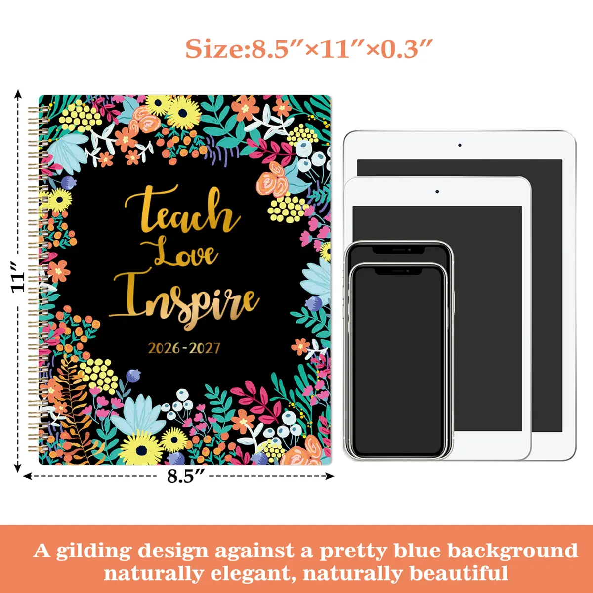 MaaIbok Teacher Planner 2026-2027 | Academic Organizer with Quotes (8.5'' x 11'') - view 8