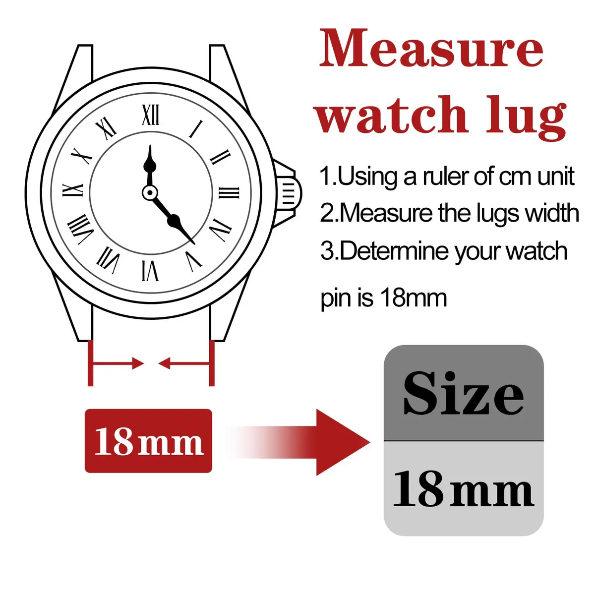 Meliya Black Stainless Steel Metal Watch Band for Garmin Venu 3S/4 41mm, 2S/Vivoactive 4S/Vivomove 3S, Forerunner 255s/265s (18mm) | Quick Release Magnetic Clasp - view 3