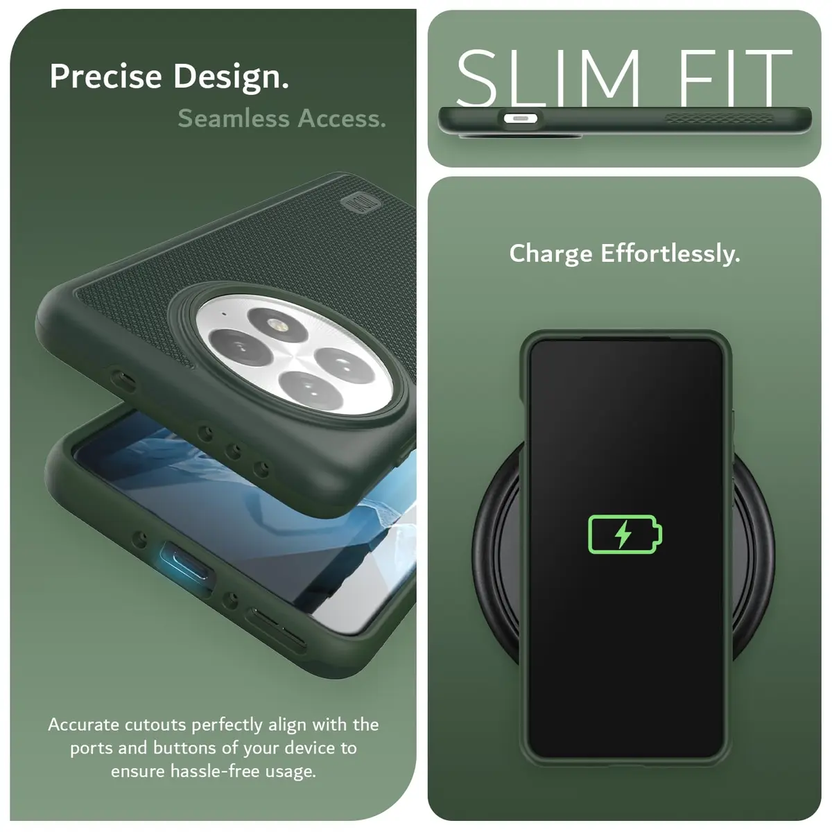 TUDIA MergeGrip Phone Case for OnePlus 13 5G (2025) | Military Grade Drop Tested Slim Shockproof Cover - view 5