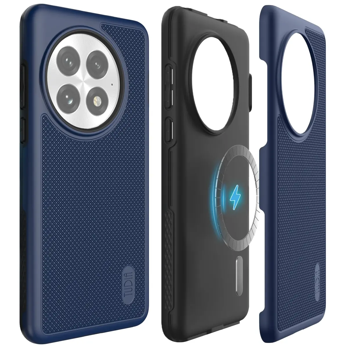 TUDIA MergeGrip Cell Phone Case for OnePlus 13 5G (2025) Indigo Blue | Military-Grade Dual Layer Protection - main product image
