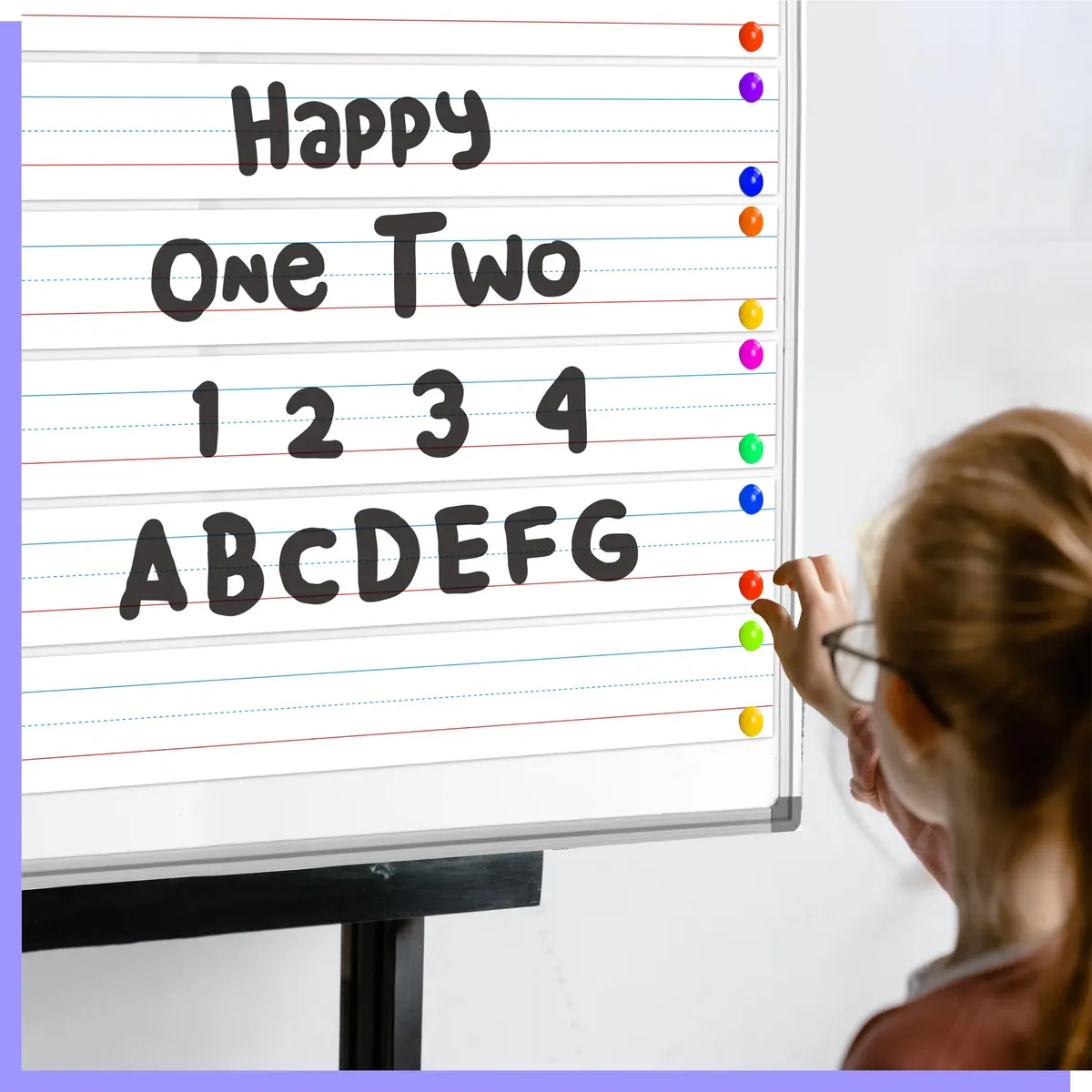 Gethelud 100 Pack Sentence Strips 17” x 3” | Classroom Handwriting Practice Tool - view 6