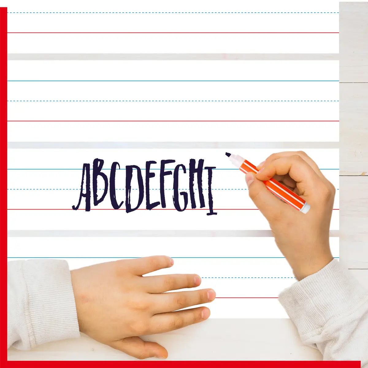 Gethelud 100 Pack Sentence Strips 17” x 3” | Classroom Handwriting Practice Tool - view 7