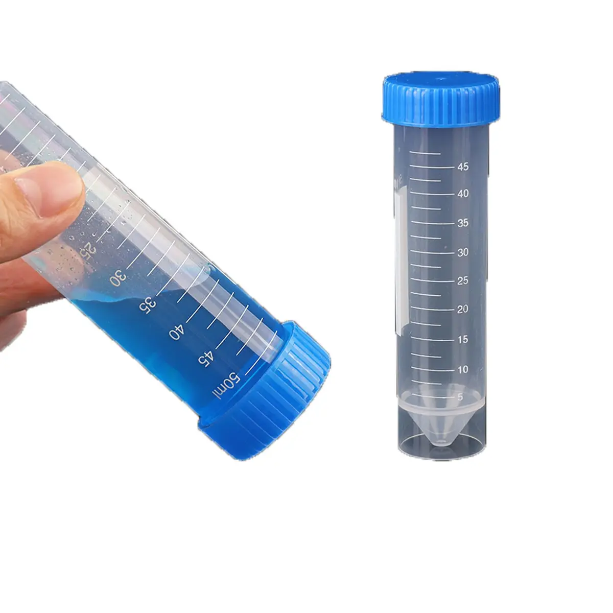UtySty Coffee Bean Storage Tubes 50ml | 10 Pack with Scale & Seal (118*29mm, White) - view 5