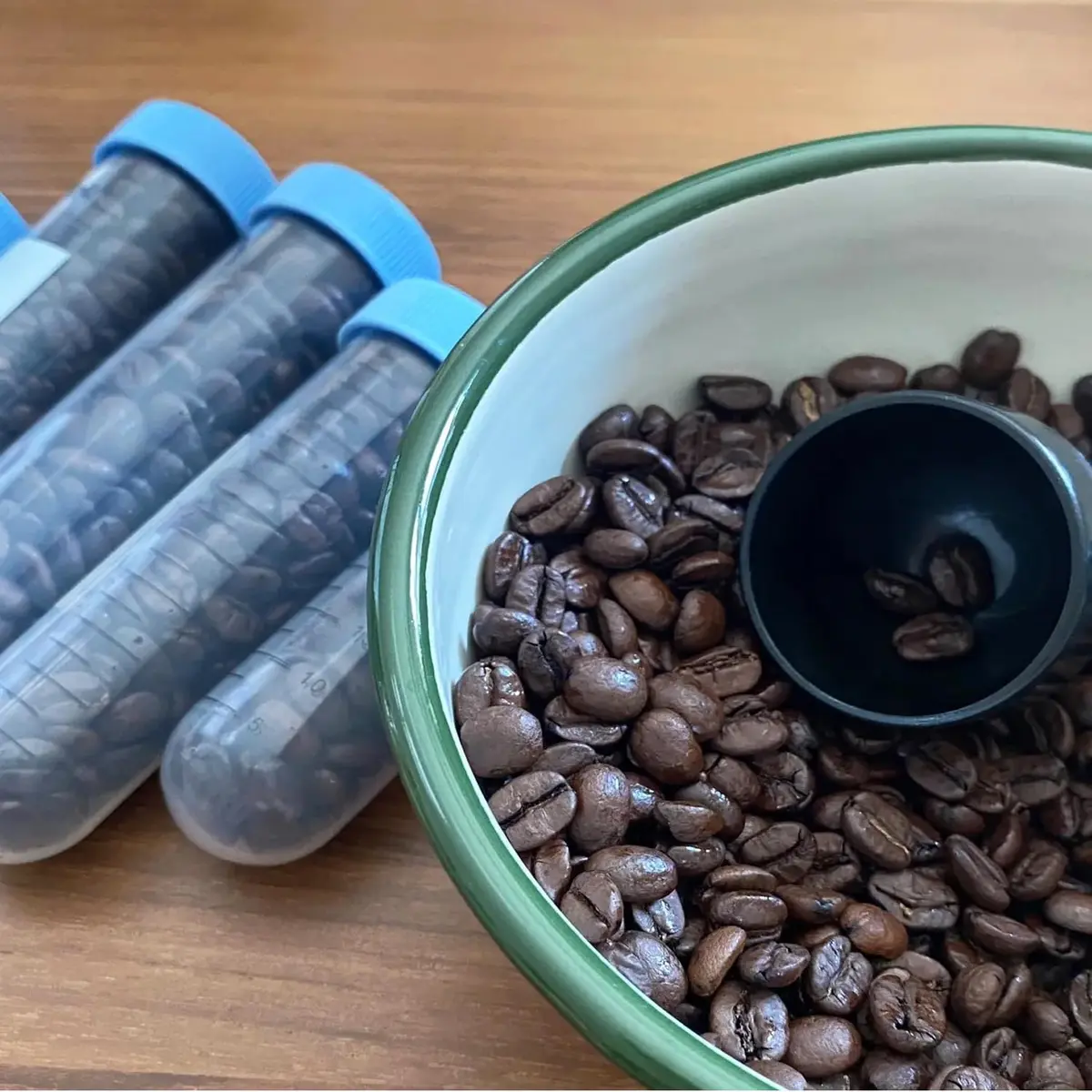 UtySty Coffee Bean Storage Tubes 50ml | 10 Pack with Scale & Seal (118*29mm, White) - view 4