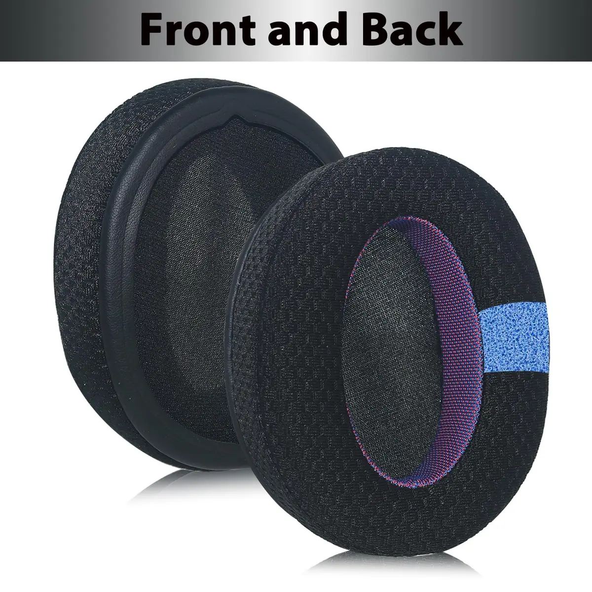 Adhiper Mesh Ear Pads for Sony WH-CH720N WH-CH710N, Black & Purple Edition | Breathable Comfort & Enhanced Sound - view 6