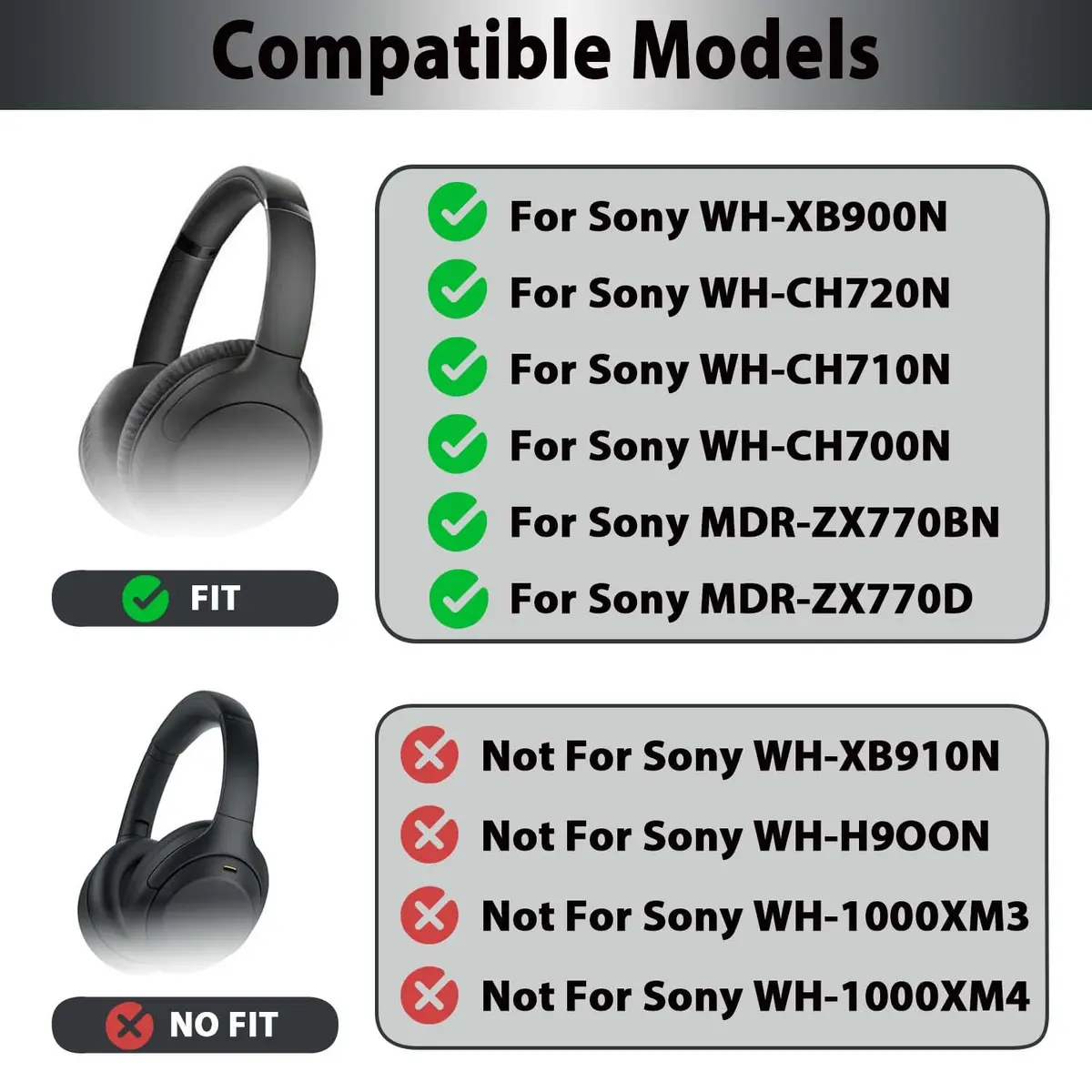 Adhiper Mesh Ear Pads for Sony WH-CH720N WH-CH710N, Black & Purple Edition | Breathable Comfort & Enhanced Sound - view 2