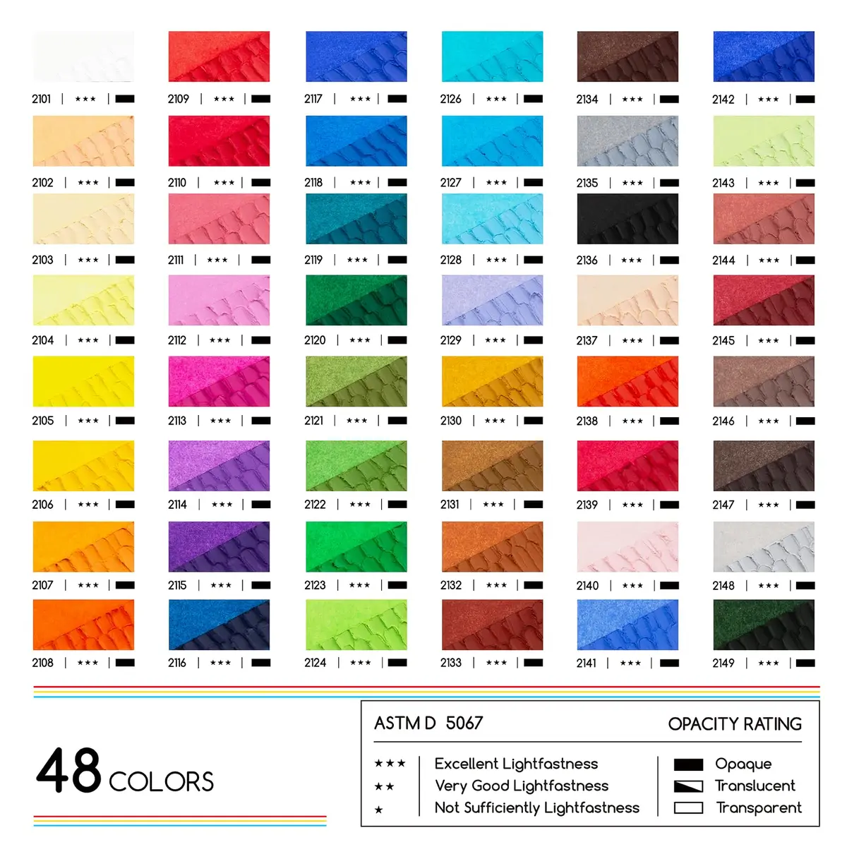 MEEDEN Soft Oil Pastels Set 52 Count (Pack of 1) | 48 Vivid Colors + 4 White, Non-Toxic, Smooth Blending - view 2