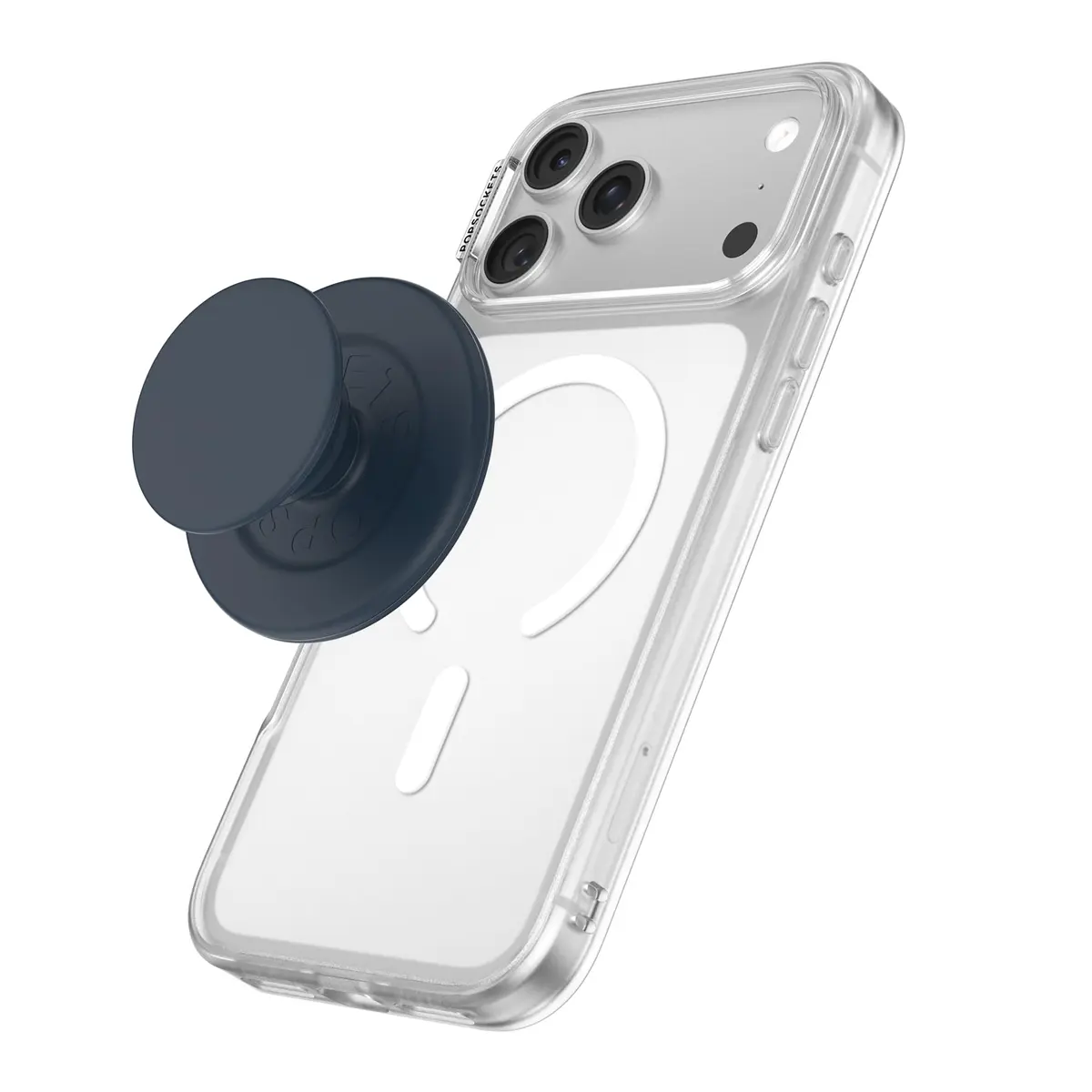 PopSockets Phone Grip for MagSafe Soft Touch Navy | Magnetic Holder & Stand - main product image