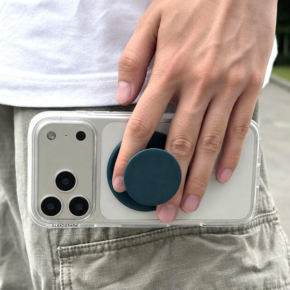 PopSockets Phone Grip for MagSafe Soft Touch Navy | Magnetic Holder & Stand - view 6