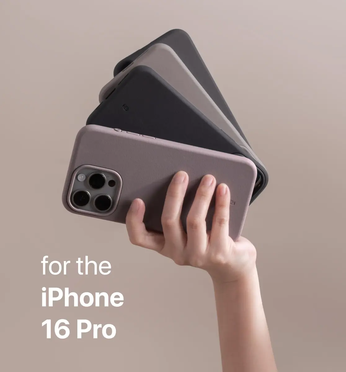 TineeOwl for iPhone 16 Pro Magnetic Case, Camera Control Button, Compatible with MagSafe, TPU, Minimalist, Slim/Thin, Grippy - Dune Series (Dusty Lilac, iPhone 16 Pro) - view 7